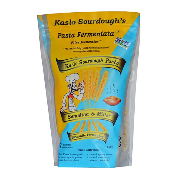 Kaslo Sourdough Semolina & Millet Fusilli Pasta (560g)