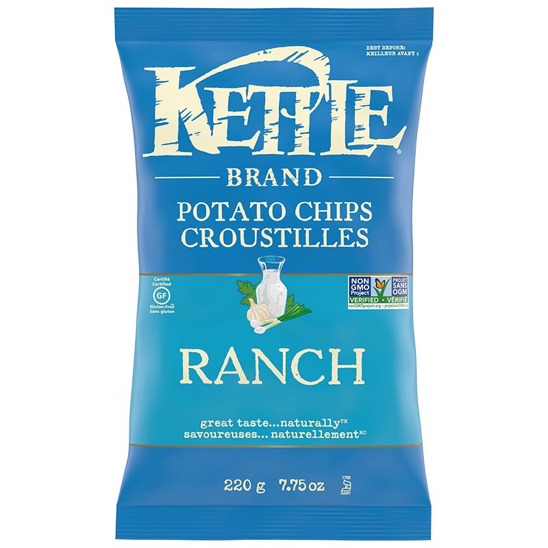 Kettle Chips Ranch 198g