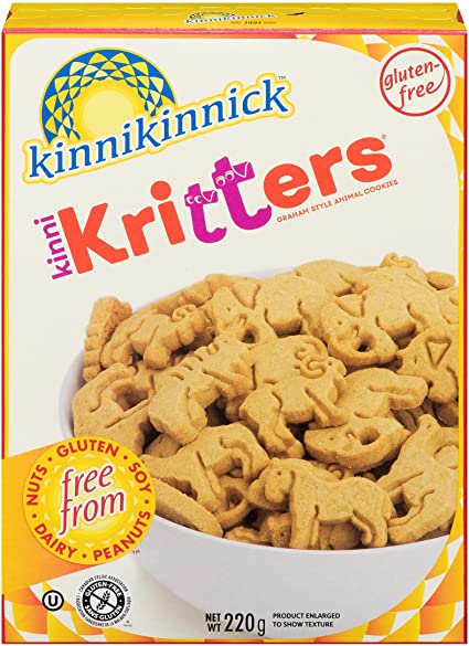 Kinnikinnick Kritters Graham Style Animal Cookies (220g)