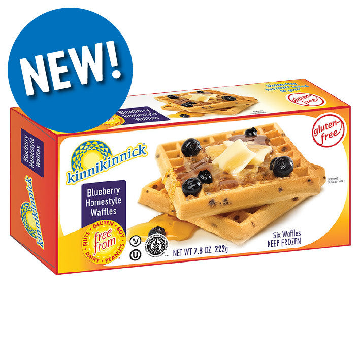 Kinnikinnick Blueberry Homestyle Waffles (6/Pack)