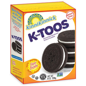Kinnikinnick KinniToos Chocolate Sandwich Creme Cookies (220g)