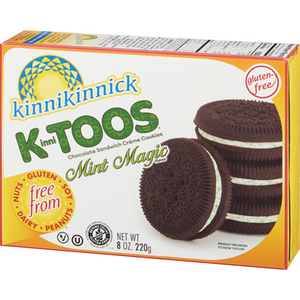 Kinnikinnick KinniToos Mint Magic Sandwich Creme Cookies (220g)