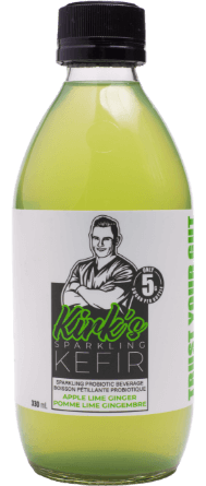 Kirk's Sparkling Kefir Apple Lime Ginger (330ml)