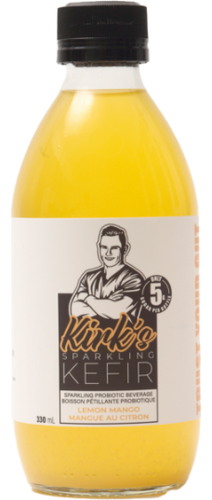 Kirk's Sparkling Kefir Lemon Mango (330ml)