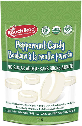 Koochikoo Organic Sugar Free Peppermint Candy (57g)
