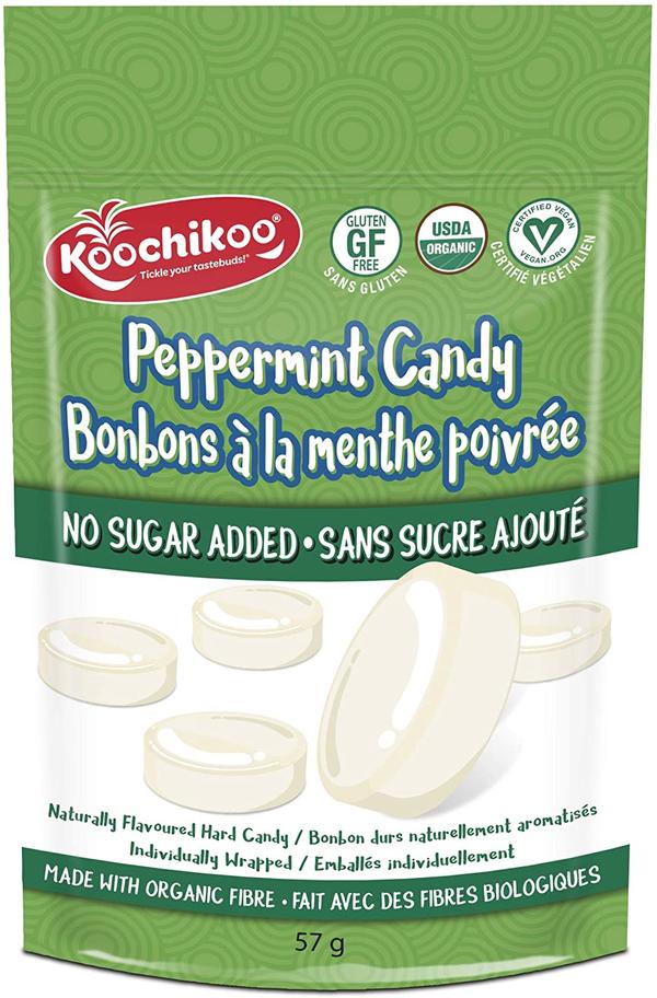 Koochikoo Organic Sugar Free Peppermint Candy (57g)