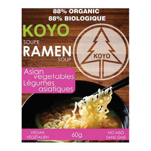 Koyo Ramen Soup Asian Vegetables 60g