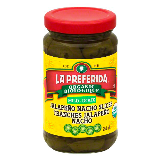 La Preferida Organic Hot Jalapeno Nacho Slices (250ml)