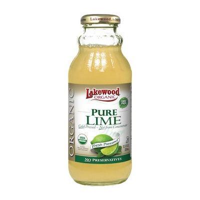 Lakewood Organic Pure Lime Juice (370ml)