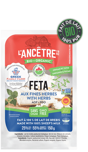L'Ancetre Sheep Milk Greek Feta w/ Herbs (150g)