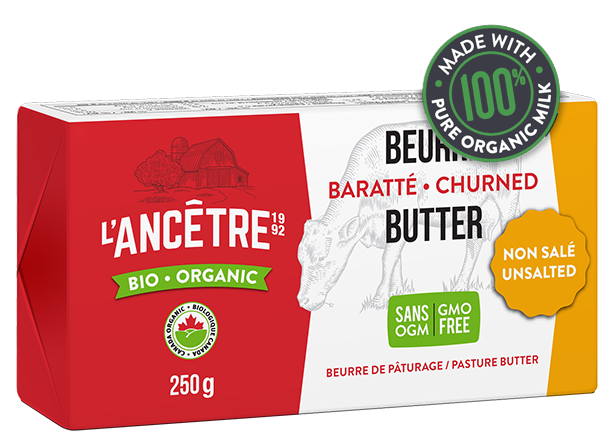 L'Ancetre Churned Unsalted Butter (250g)