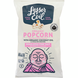 Lesser Evil Organic Popcorn Himalayan Pink Salt (142g)