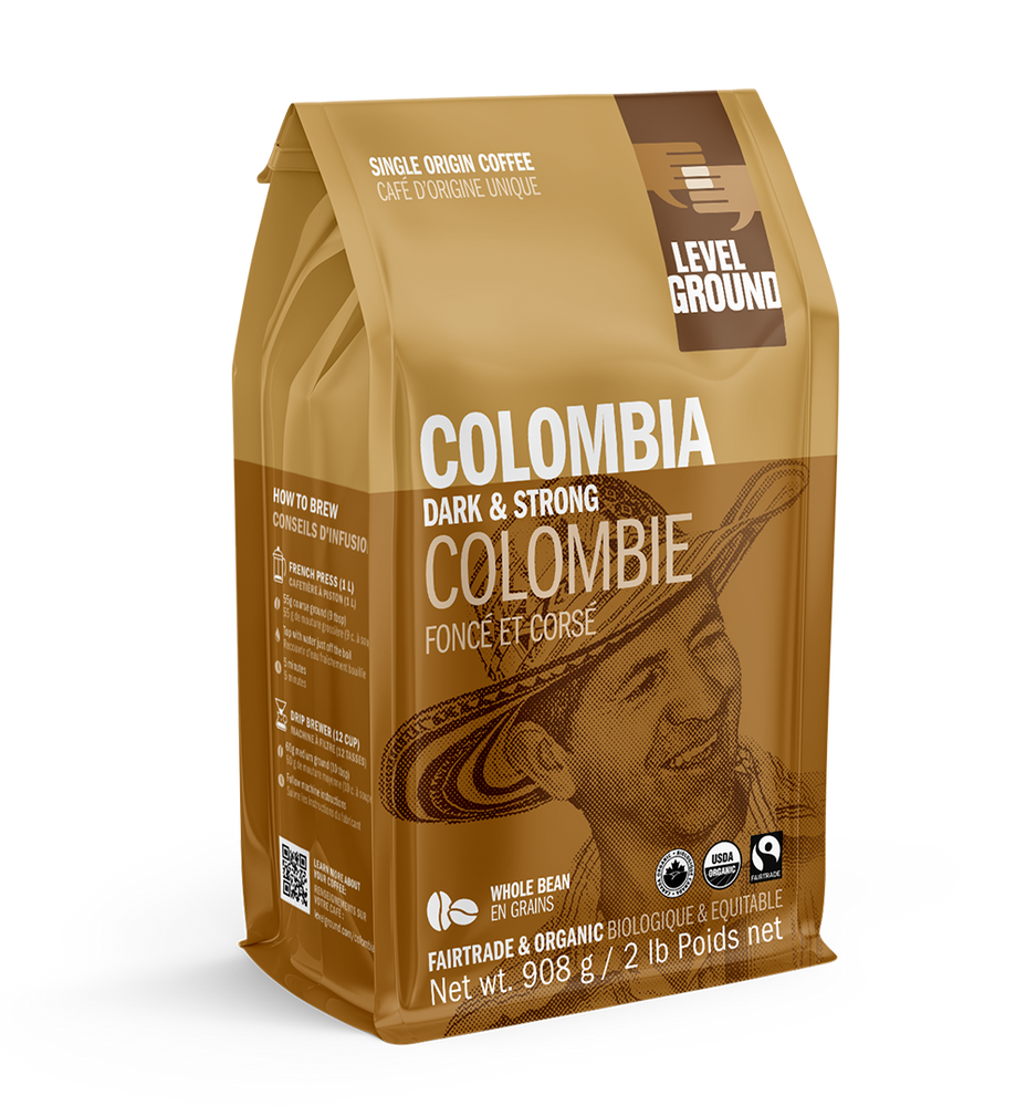 Level Ground Colombia Coffee Beans - Large Size (908g)