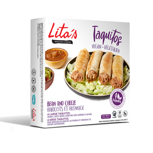 Lita's Vegan Taquitos Bean & Cheeze (4 Pack)