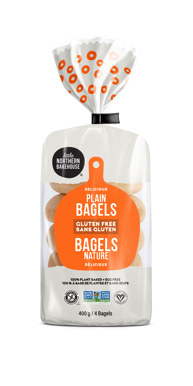 Little Northern Bakehouse Gluten Free Plain Bagels (4 Bagels)