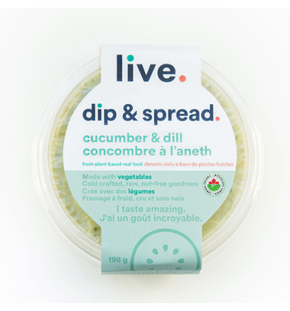 Live Organic Cucumber & Dill Dip & Spread (198g)