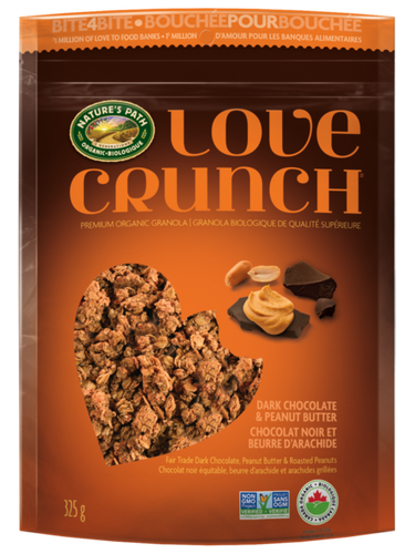 Nature's Path Love Crunch Dark Chocolate & Peanut Butter Granola (325g)