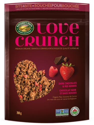 Nature's Path Love Crunch Dark Chocolate & Red Berries Granola (700g)