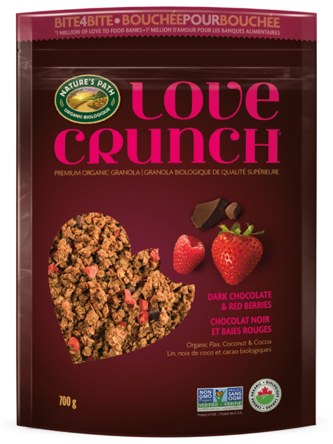 Nature's Path Love Crunch Dark Chocolate & Red Berries Granola (700g)