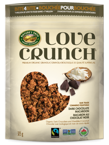 Nature's Path Love Crunch Dark Chocolate Macaroon Granola (325g)