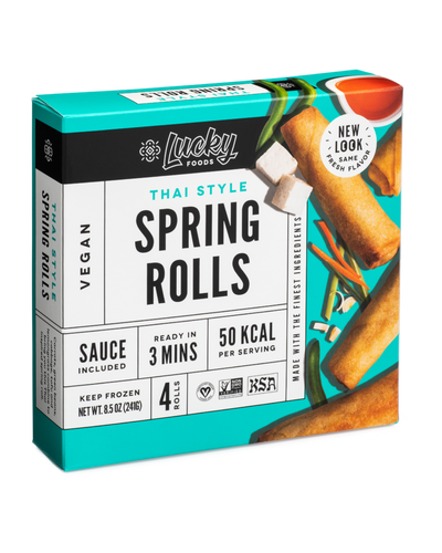Lucky Foods Vegan Thai Style Spring Rolls (241g)
