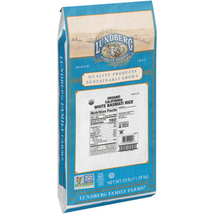 White Basmati Rice (Organic) 25lbs