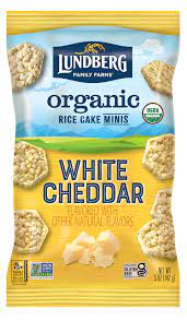 Lundberg Organic White Cheddar Rice Cake Minis (142g)