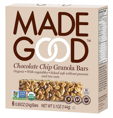 MadeGood Chocolate Chip Granola Bars (5 Bars)