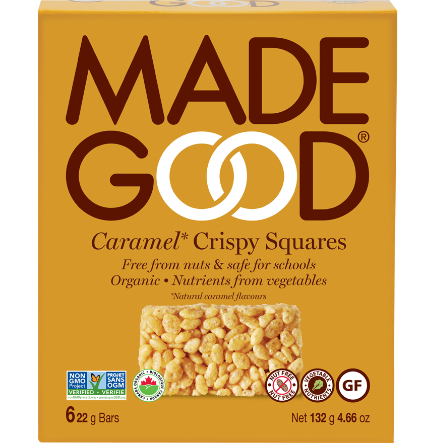 Made Good Caramel Crispy Squares (6 Bars)
