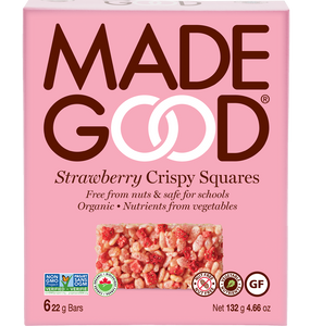 Made Good Strawberry Crispy Squares (6 Bars)