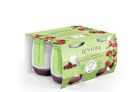 Maison Riviera Petit Pot Morello Cherry Yogurt (4x120g)