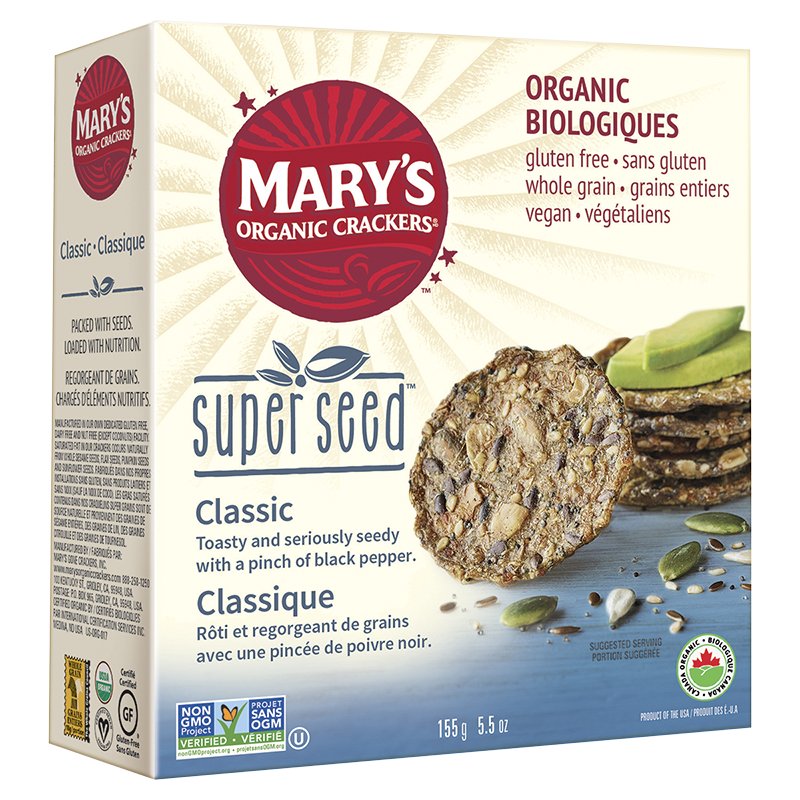 Mary's Organic Super Seed Crackers (155g)