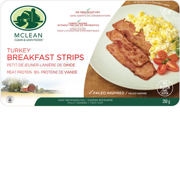 McLean Turkey Breakfast Strips (250g)