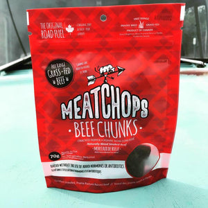 MeatChops Grass-Fed Cracked Pepper Beef Chunks (70g)