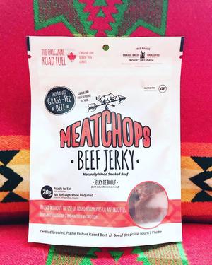 MeatChops Grass-Fed Beef Jerky (70g)