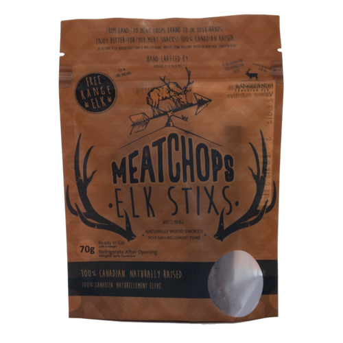 MeatChops Free Range Elk Stix (70g)