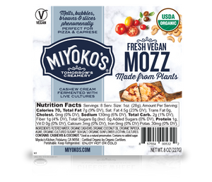 Miyoko's Vegan Mozzarella Cheese (227g)