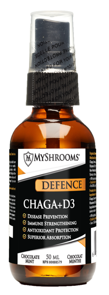 MyShrooms Defence Chaga +D3 Spray (60ml)