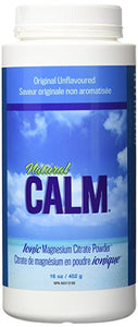 Natural Calm Magnesium Citrate Powder Unflavoured (16oz)