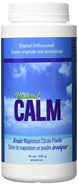 Natural Calm Magnesium Citrate Powder Unflavoured (16oz)