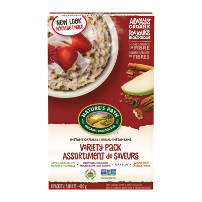 Nature's Path Instant Oatmeal Variety Pack (8 Packets)