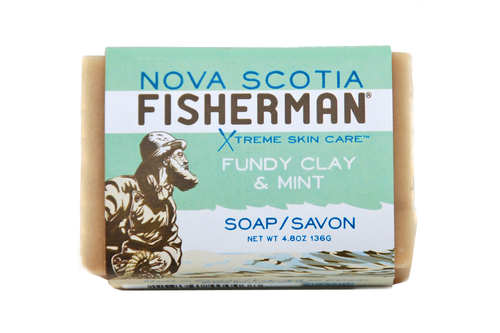 Nova Scotia Fisherman Fundy Clay & Mint Soap (136g)