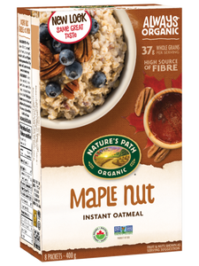 Nature's Path Maple Nut Instant Oatmeal (8 Packets)