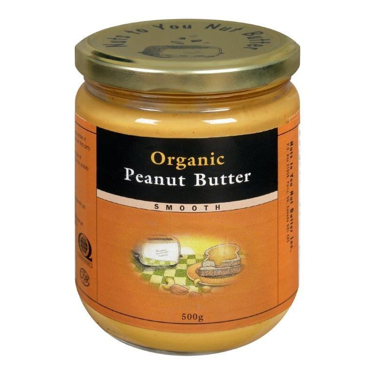 Nuts To You Organic Smooth Peanut Butter (500g)