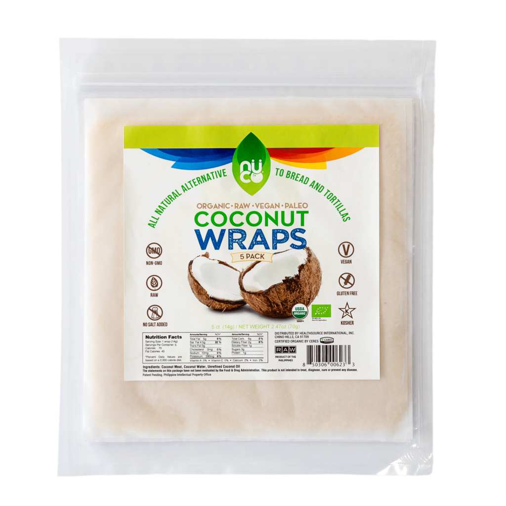 Nuco Coconut Wraps (5 wraps)