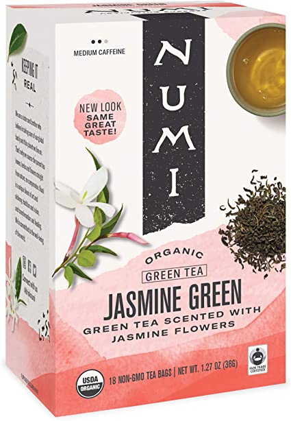 Numi Organic Jasmine Green Tea (18 Bags)