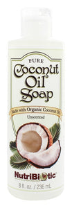NutriBiotic Pure Coconut Oil Unscented Hand Soap (236ml)