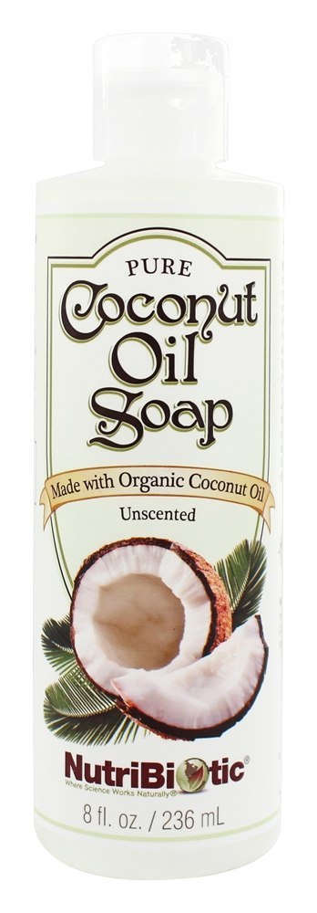 NutriBiotic Pure Coconut Oil Unscented Hand Soap (236ml)