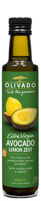 Olivado Extra Virgin Lemon Zest Avocado Oil (250ml)