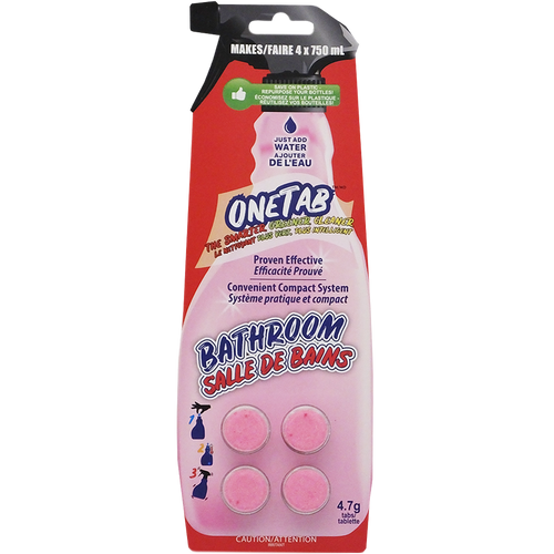 OneTab Bathroom Cleaner Tablets (4/Pack)